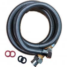 Сильфонная подводка для газа ELKA 1/2 г/г, 0.3 м 1641773 используется для присоединения газового оборудования к принимающим стационарным газовым установкам индивидуального пользования с целью подачи природного или сжиженного газа на газовые приборы. Сильфон выполнен из нержавеющей стали, фитинги выполнены из углеродистой стали. Технические характеристики: Рабочее давление 16 атм. Рекомендованный диапазон рабочих температур от - 20 до +80ºС. Сильфонная подводка для газа ELKA 1/2 г/г, 0.3 м 1641773 используется для присоединения газового оборудования к принимающим стационарным газовым установкам индивидуального пользования с целью подачи природного или сжиженного газа на газовые приборы. Сильфон выполнен из нержавеющей стали, фитинги выполнены из углеродистой стали. Технические характеристики: Рабочее давление 16 атм. Рекомендованный диапазон рабочих температур от - 20 до +80ºС.