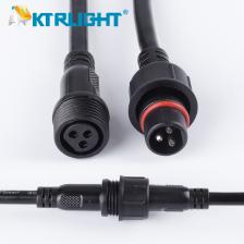 Водонепроницаемый 3-жильный провод 18AWG черный 20см Водонепроницаемый 3-жильный провод 18AWG черный 20см