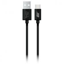 кабель USB-type-C 2А BORASCO 2м черный кабель USB-type-C 2А BORASCO 2м черный