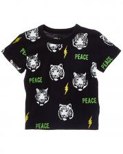 Футболка Chaser Peace Tigers, черный Футболка Chaser Peace Tigers, черный