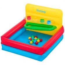 Манеж надувной с мячами BestWay Sort N Play 52546 104x94x61 см Манеж надувной с мячами BestWay Sort N Play 52546 104x94x61 см