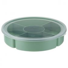 менажница IDEA 5 секций 26см с крышкой пластик фисташковый менажница IDEA 5 секций 26см с крышкой пластик фисташковый