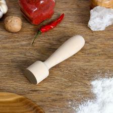 Толкушка бочонок, берёза, 13x3.5 см Толкушка бочонок, берёза, 13x3.5 см