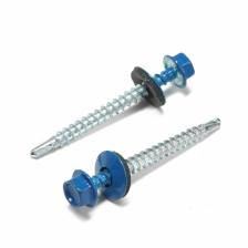 Саморезы кровельные 4.8x50 мм, RAL5005 синий, 150 шт. Саморезы кровельные 4.8x50 мм, RAL5005 синий, 150 шт.