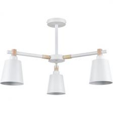 Потолочная люстра с белым плафоном на штанге Lumion Rosalina 8097/3C белый/белый металл, дерево/металл Е27 3*60W 220V Потолочная люстра с белым плафоном на штанге Lumion Rosalina 8097/3C белый/белый металл, дерево/металл Е27 3*60W 220V