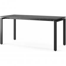 Стол офисный Kobor P-140/70 black/wood 210053 Стол офисный Kobor P-140/70 black/wood 210053