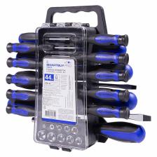 Отвертки в наборе, 44 предмета, головки, TORX, SL, PH, СR-V сталь Smartbuy PRO TOOLS (SBT-PRO-SCN-44), цена за 1 шт Отвертки в наборе, 44 предмета, головки, TORX, SL, PH, СR-V сталь Smartbuy PRO TOOLS (SBT-PRO-SCN-44), цена за 1 шт
