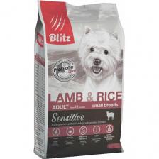 Blitz Sensitive Adult Small Breeds Dog LambRice 0,5 кг гипоаллергенный сухой корм для собак мелких пород с ягненком и рисом Blitz Sensitive Adult Small Breeds Dog LambRice 0,5 кг гипоаллергенный сухой корм для собак мелких пород с ягненком и рисом