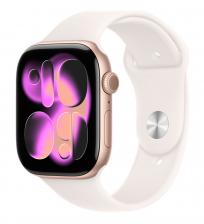 Apple Watch Series 11 GPS 46mm Aluminium Case with Rose Gold/Light Blush Sport Band S/M (MEV64) Apple Watch Series 11 GPS 46mm Aluminium Case with Rose Gold/Light Blush Sport Band S/M (MEV64)