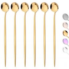 Набор ложек для кофейного напитка Uniturcky из нержавеющей стали Набор ложек для кофейного напитка Uniturcky из нержавеющей стали