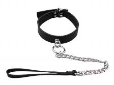 Ошейник узкий с коротким поводком Ошейник узкий с коротким поводком