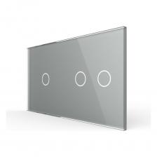Панель для двух сенсорных выключателей LIVOLO BB-C7-C1/C2-15 Панель для двух сенсорных выключателей LIVOLO BB-C7-C1/C2-15