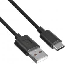 Сетевое зарядное устройство Кабель KINGPRICE KP-USBAC-3A-2m, USB Type-C (m) - USB (m), 2м, 3A, черный Сетевое зарядное устройство Кабель KINGPRICE KP-USBAC-3A-2m, USB Type-C (m) - USB (m), 2м, 3A, черный