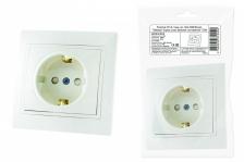 Tdm Розетка 2П+З с защитными шторками 16А 250В 1 шт Tdm Розетка 2П+З с защитными шторками 16А 250В 1 шт