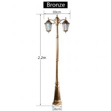 Уличный фонарь WECUS ретро черный/бронзовый IP54 Уличный фонарь WECUS ретро черный/бронзовый IP54