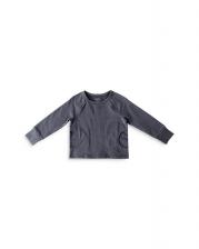 Топ с длинными рукавами и карманами Pehr Unisex Essentials – для малышей, синий Топ с длинными рукавами и карманами Pehr Unisex Essentials – для малышей, синий