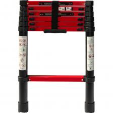 Лестница телескопическая WORKY BLACK 2,2 м — надежное решение для домашнего и профессионального использования. Изготовленная из легкого алюминия, она сочетает прочность и мобильность, легко складываясь до компактных размеров. Максимальная нагрузка до 150 кг обеспечивает уверенность при работе на высоте, а нескользящие накладки на ножках гарантируют устойчивость даже на гладких поверхностях. Шесть ступеней и регулируемая высота до 2,2 м позволяют адаптировать лестницу под любые задачи — от покраски потолков до установки мебели. Черный эргономичный дизайн подчеркивает современный стиль, а компактная упаковка облегчает хранение. Гарантия 1 год и простота сборки делают этот инструмент практичным выбором для ежедневного применения. Лестница телескопическая WORKY BLACK 2,2 м — надежное решение для домашнего и профессионального использования. Изготовленная из легкого алюминия, она сочетает прочность и мобильность, легко складываясь до компактных размеров. Максимальная нагрузка до 150 кг обеспечивает уверенность при работе на высоте, а нескользящие накладки на ножках гарантируют устойчивость даже на гладких поверхностях. Шесть ступеней и регулируемая высота до 2,2 м позволяют адаптировать лестницу под любые задачи — от покраски потолков до установки мебели. Черный эргономичный дизайн подчеркивает современный стиль, а компактная упаковка облегчает хранение. Гарантия 1 год и простота сборки делают этот инструмент практичным выбором для ежедневного применения.