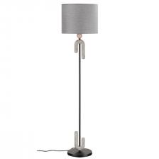 Напольный светильник Odeon Light MODERN ODL_EX24 73 5410/1FA E27 1*60W BAGEL Серый Напольный светильник Odeon Light MODERN ODL_EX24 73 5410/1FA E27 1*60W BAGEL Серый