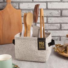 Текстильная корзинка «Тропики леопард», 20.5x16x14.5 см Текстильная корзинка «Тропики леопард», 20.5x16x14.5 см