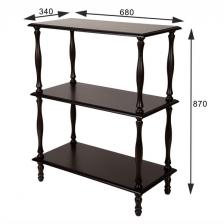 Этажерка П 9 венге от фабрики Mebelik Этажерка П 9 венге от фабрики Mebelik