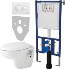 Комплект Унитаз подвесной Seramiksan Natura A051041H + Система инсталляции для унитазов DIWO 4501 + Кнопка смыва DIWO 7310 белая Комплект Унитаз подвесной Seramiksan Natura A051041H + Система инсталляции для унитазов DIWO 4501 + Кнопка смыва DIWO 7310 белая