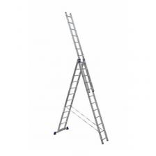 Лестница трехсекционная Алюмет H3 5312, высота 8,76м Лестница трехсекционная Алюмет H3 5312, высота 8,76м
