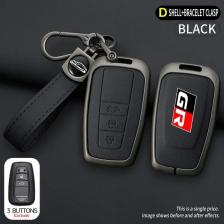 Чехол для автомобильных ключей для Toyota GR Prius Camry Corolla CHR C-HR RAV4 Land Cruiser Prado, чехлы для ключей из цинкового сплава, аксессуары Чехол для автомобильных ключей для Toyota GR Prius Camry Corolla CHR C-HR RAV4 Land Cruiser Prado, чехлы для ключей из цинкового сплава, аксессуары