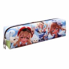 Пенал школьный Calligrata «Аниме», на молнии, с принтом, голубой Пенал школьный Calligrata «Аниме», на молнии, с принтом, голубой