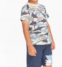 Футболка Boys All Over в камуфляжном цвете Shark Chaser, цвет camo shark Футболка Boys All Over в камуфляжном цвете Shark Chaser, цвет camo shark