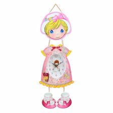 Детские настенные часы «Девочка», дискретный ход, 16x42 см Детские настенные часы «Девочка», дискретный ход, 16x42 см