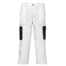 Рабочие брюки Брюки рабочие Master Color 30-8014, белые, эластичный пояс, 6 карманов, размер XXL Рабочие брюки Брюки рабочие Master Color 30-8014, белые, эластичный пояс, 6 карманов, размер XXL