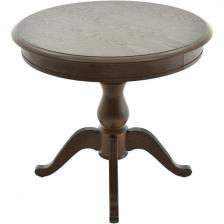 Кухонный стол вставка-бабочка Аврора Фабрицио (Массив березы/Темный орех) 100129 (круглая столешница, 4 ножки) Кухонный стол вставка-бабочка Аврора Фабрицио (Массив березы/Темный орех) 100129 (круглая столешница, 4 ножки)