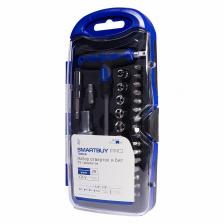 Отвертки с битами 29 элементов, 2 отвертки, 26 насадок, удлинитель, CR-V сталь, Smartbuy PRO TOOLS (SBT-PRO-SCBS-29P1), цена за 1 шт Отвертки с битами 29 элементов, 2 отвертки, 26 насадок, удлинитель, CR-V сталь, Smartbuy PRO TOOLS (SBT-PRO-SCBS-29P1), цена за 1 шт