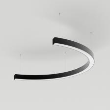 Подвесной линейный светильник LED SP-LINE-HANG-ARC-C3535-D800-34W Warm3000 (BLACK, 230V) (Arlight, Металл) 034016(1) Подвесной линейный светильник LED SP-LINE-HANG-ARC-C3535-D800-34W Warm3000 (BLACK, 230V) (Arlight, Металл) 034016(1)