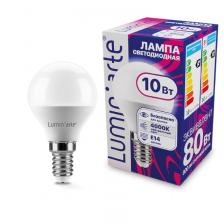 Светодиодная лампа LUMINARTE LSTD-G45-10W4KE14 10Вт 4000K E14, цена за 1 шт. Светодиодная лампа LUMINARTE LSTD-G45-10W4KE14 10Вт 4000K E14, цена за 1 шт.