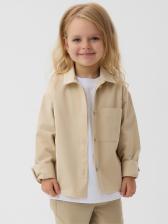 Рубашка детская MINAKU: Jeans collection, бежевая, рост 110 см Рубашка детская MINAKU: Jeans collection, бежевая, рост 110 см