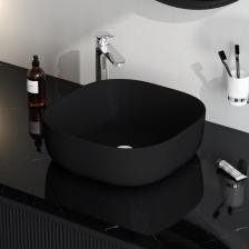 Накладная раковина AM.PM Func M8FWCC30430BM 43 см, черная матовая Накладная раковина AM.PM Func M8FWCC30430BM 43 см, черная матовая