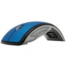 Беспроводная складная, игровая компьютерная мышь, синяя Беспроводная складная, игровая компьютерная мышь, синяя