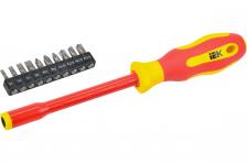 IEK A2L5-SC30-T2-N1-11 ARMA2L 5 Отвертка диэлектрическая с набором бит Т2 1 компл IEK A2L5-SC30-T2-N1-11 ARMA2L 5 Отвертка диэлектрическая с набором бит Т2 1 компл