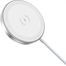 Беспроводное зарядное устройство Deppa QI Fast Charge 18W 2в1 белое (24021) Беспроводное зарядное устройство Deppa QI Fast Charge 18W 2в1 белое (24021)