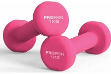 Гантели неопреновые 2шт по 1кг PROIRON Г2010РНЕО розовый Гантели неопреновые 2шт по 1кг PROIRON Г2010РНЕО розовый