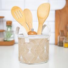 Корзинка текстильная «Этель. Геометрия», 12x14 см Корзинка текстильная «Этель. Геометрия», 12x14 см