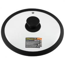 Крышка стеклянная Mallony CAPPELLO, 22 см, с силиконовым ободком (003543) Крышка стеклянная Mallony CAPPELLO, 22 см, с силиконовым ободком (003543)