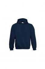 Толстовка с капюшоном B&C, темно-синий Толстовка с капюшоном B&C, темно-синий