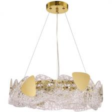 Подвесной светильник Lumion Queeny 6582/6 золотой/прозрачный, золотой металл/стекло, металл E14 6*40W 220V Подвесной светильник Lumion Queeny 6582/6 золотой/прозрачный, золотой металл/стекло, металл E14 6*40W 220V