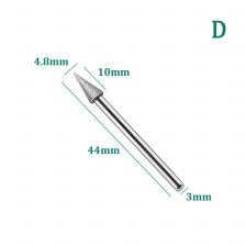 1 шт., 3 мм хвостовик, алмазная шлифовальная головка, шлифовальная игла, заусенцы, мини-дрель для металла, стекла, нефрита, гравировки, сверление, инструмент для резьбы 1 шт., 3 мм хвостовик, алмазная шлифовальная головка, шлифовальная игла, заусенцы, мини-дрель для металла, стекла, нефрита, гравировки, сверление, инструмент для резьбы