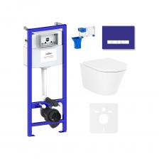 Комплект: инсталляция с унитазом Lavinia Boho Biore Rimless 7 в 1 75110190 - комплексное предложение, включающее все необходимое для установки и комфортного использования подвесной керамики. Чаша унитаза крепится на инсталляционную систему, далее на стену монтируется клавиша смыва для подачи воды. Подвесной унитаз, как правило, находится над полом на высоте около 100 мм, что облегчает уборку и обеспечивает доступ для свободного мытья пола под чашей. Санитарный фарфор Lavinia Boho имеет более твердую и гладкую поверхность, нежели сантехнический фаянс. Благодаря современному оборудованию и обжигу керамики при температуре 1250 °С образуется беспористая многослойная глазурь, которая отличается низким коэффициентом водопоглощения и меньше впитывает грязь и запахи. Сиденье с крышкой изготовлено из прочного дюропласта с петлями из нержавеющей стали и имеет идеальное сочетание глянцевого цвета с керамикой. Комплект: инсталляция с унитазом Lavinia Boho Biore Rimless 7 в 1 75110190 - комплексное предложение, включающее все необходимое для установки и комфортного использования подвесной керамики. Чаша унитаза крепится на инсталляционную систему, далее на стену монтируется клавиша смыва для подачи воды. Подвесной унитаз, как правило, находится над полом на высоте около 100 мм, что облегчает уборку и обеспечивает доступ для свободного мытья пола под чашей. Санитарный фарфор Lavinia Boho имеет более твердую и гладкую поверхность, нежели сантехнический фаянс. Благодаря современному оборудованию и обжигу керамики при температуре 1250 °С образуется беспористая многослойная глазурь, которая отличается низким коэффициентом водопоглощения и меньше впитывает грязь и запахи. Сиденье с крышкой изготовлено из прочного дюропласта с петлями из нержавеющей стали и имеет идеальное сочетание глянцевого цвета с керамикой.