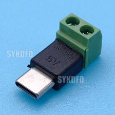 OTG адаптер питания SYKDFD Type C зелёный 5В OTG адаптер питания SYKDFD Type C зелёный 5В