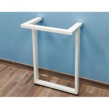 Белое подстолье для стола Parallax 775 550 50х25 металлическое устойчивое лофт с регулировкой высоты (1 шт). 77WN055030077-PRM Белое подстолье для стола Parallax 775 550 50х25 металлическое устойчивое лофт с регулировкой высоты (1 шт). 77WN055030077-PRM