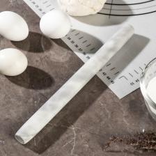 Скалка из мрамора Magistro, 25x2.2x2.2 см, белая Скалка из мрамора Magistro, 25x2.2x2.2 см, белая